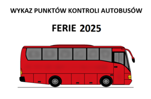 czerwony autobus - grafika