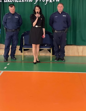 policjanci na prelekcji