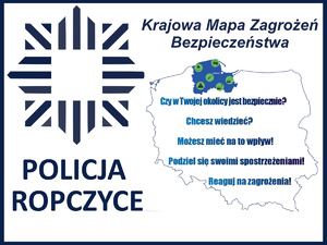 Ropczyccy policjanci zachęcają do korzystania z Krajowej Mapy Zagrożeń Bezpieczeńst
