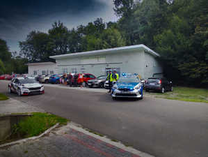 Policjanci zabezpieczali odcinek 34. Rajdu Rzeszowskiego