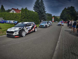 Policjanci zabezpieczali odcinek 34. Rajdu Rzeszowskiego