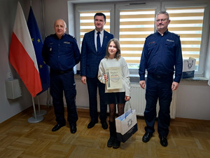 Laureaci konkursu „Bezpieczne wakacje 2025” odebrali nagrody