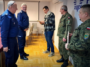 Komendant podziękował przedstawicielom Jednostek Strzeleckich za współpracę