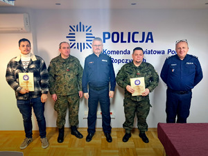 Komendant podziękował przedstawicielom Jednostek Strzeleckich za współpracę