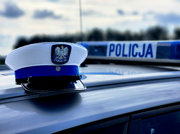 czapka POLICJA/ Baner