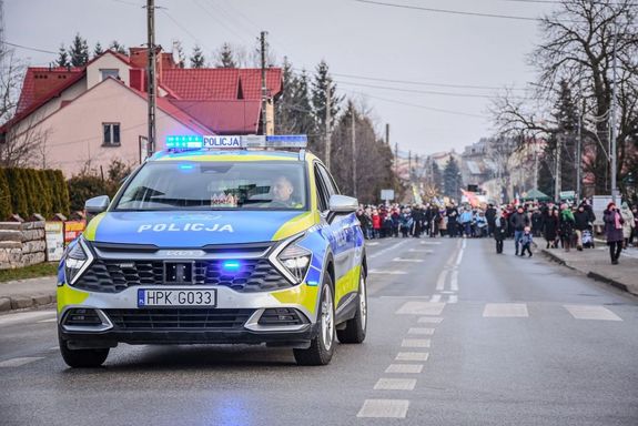 Policjanci zabezpieczali Orszaki Trzech Króli