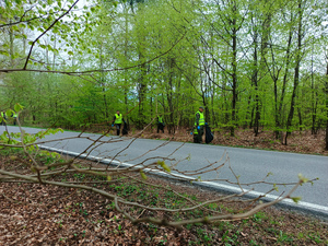 Policjanci włączyli się w akcję "Zainwestuj w Naszą planetę: Our Power, Our Planet"